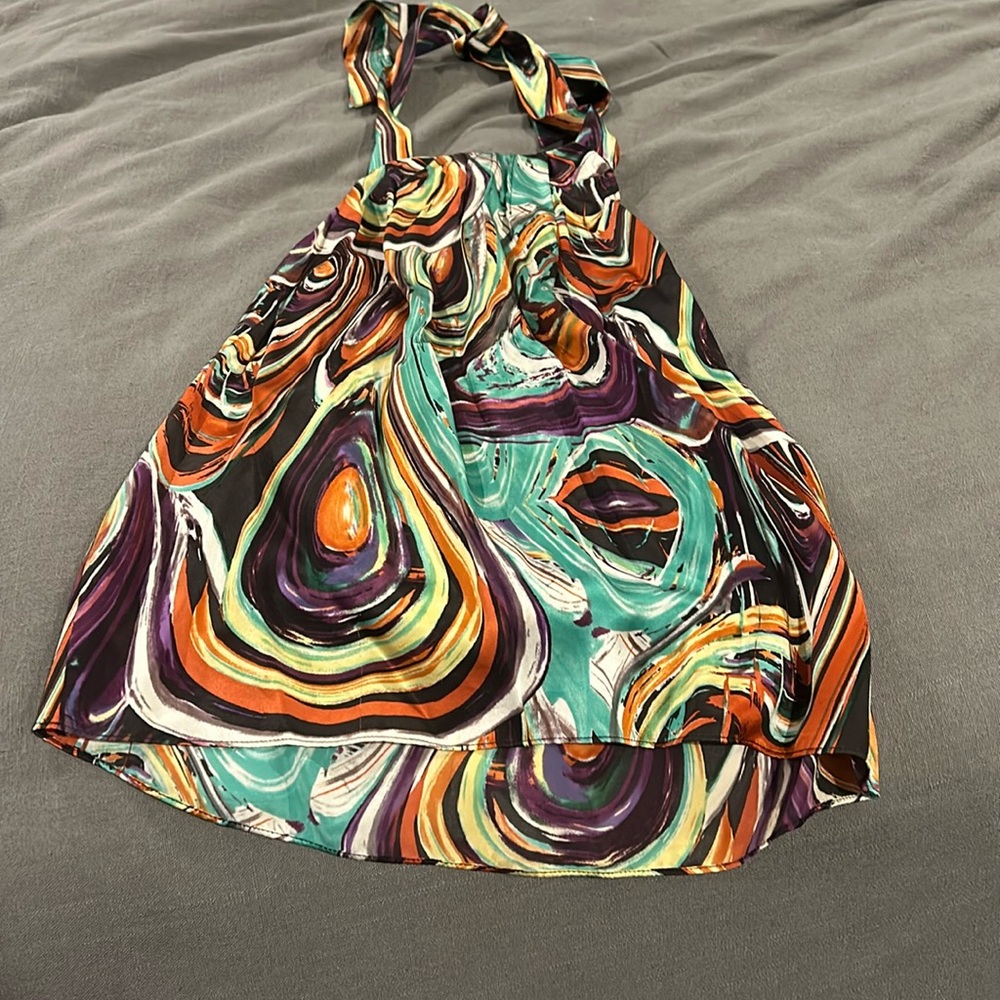 Silly halter tie top